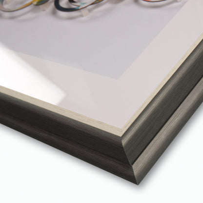 Racing Peloton Panorama Framed Art – 136cm – detail view