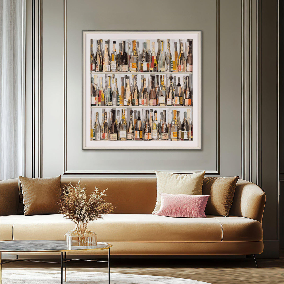 Cellar Selection Framed Art – 93cm – room setting