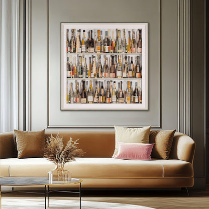 Cellar Selection Framed Art – 93cm – room setting