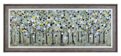 Dotted Woodland Panorama Framed Canvas – 167cm – product view