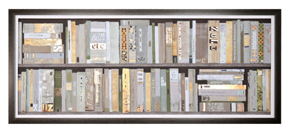 Library Shelf Panorama Framed Art – 122cm – product view