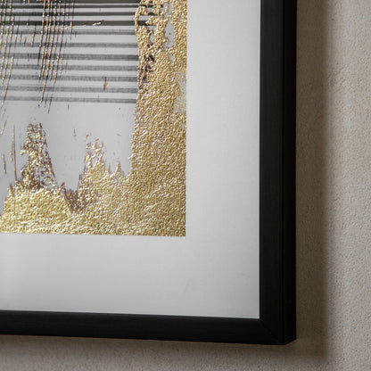 Interlocking Forms Framed Art Pair – detail view