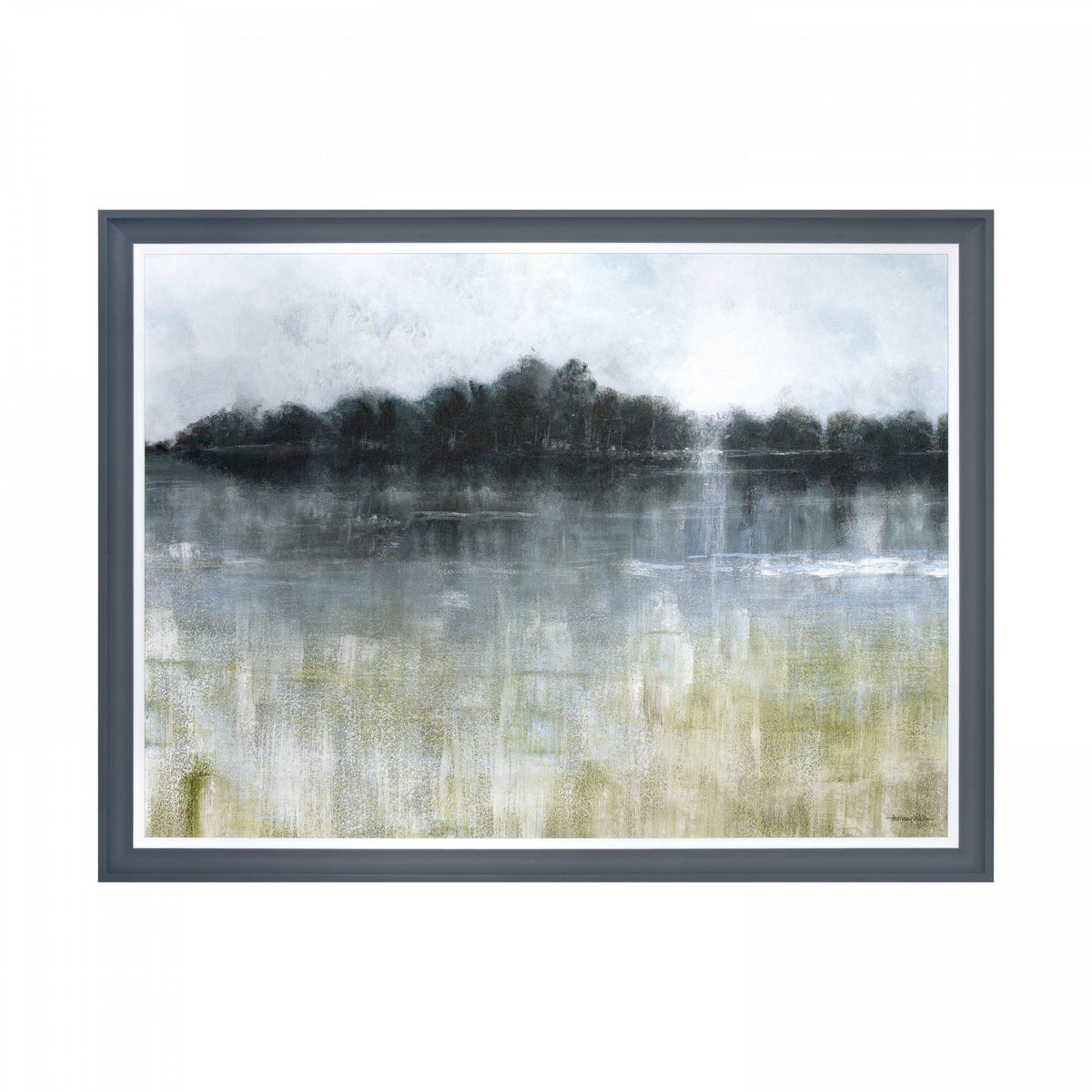 Adrift Framed Abstract Landscape Art – additional view 1