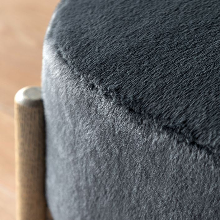 Tindon Footstool – Alaska Graphite – additional view 4