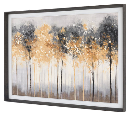 Golden Grove Statement Framed Canvas – 132cm – detail view