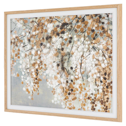 Champagne Blossom Framed Canvas – 113cm – detail view
