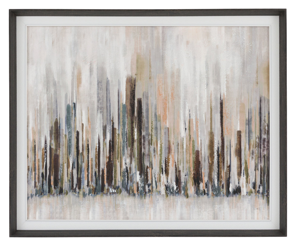 Monochrome Skyline Framed Canvas – 112cm – product view