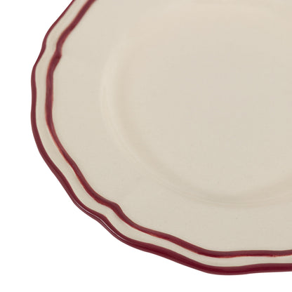 Heritage Red Scallop Side Plates – Set of 4 – product detail 3