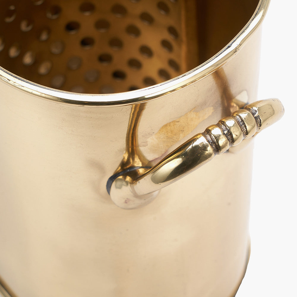 Gold Metal Two Bottle Wine Holder — view 3