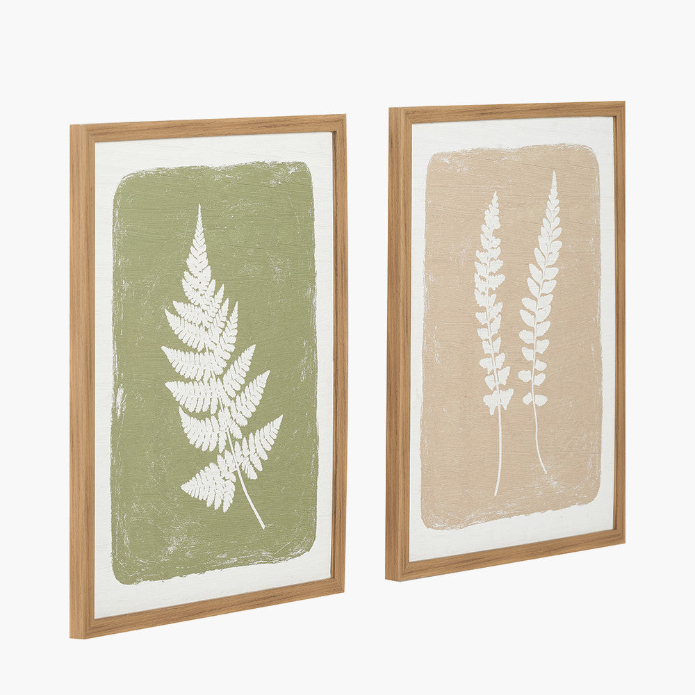 Set of Two Fern Canvas Wall Art — view 2
