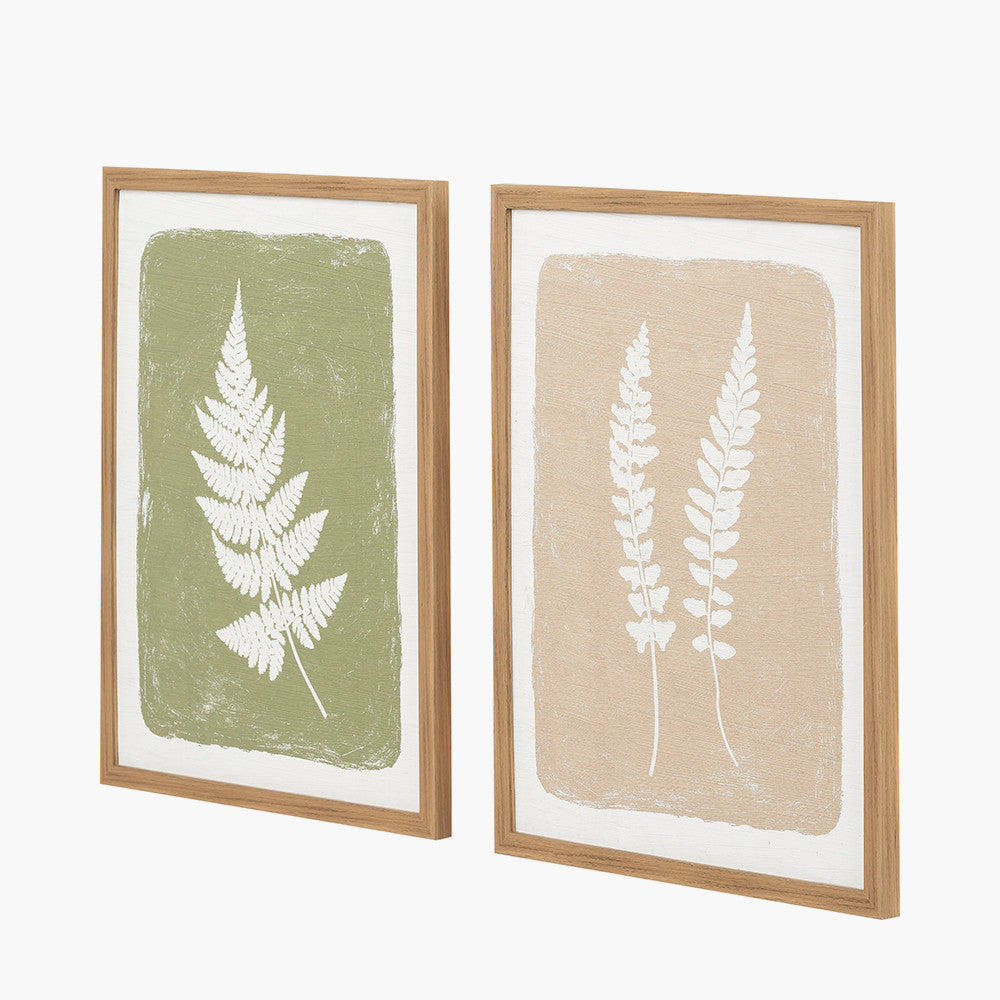 Set of Two Fern Canvas Wall Art — view 3