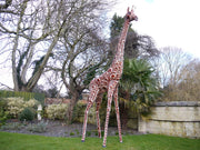 Large Giraffe Statue — view 1