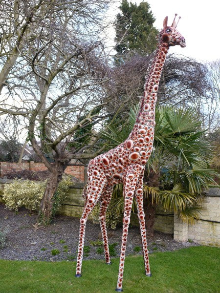 Large Giraffe Statue — view 3