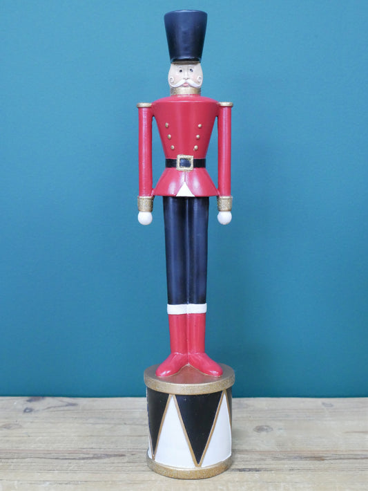 Red Nutcracker Christmas Soldier — view 1