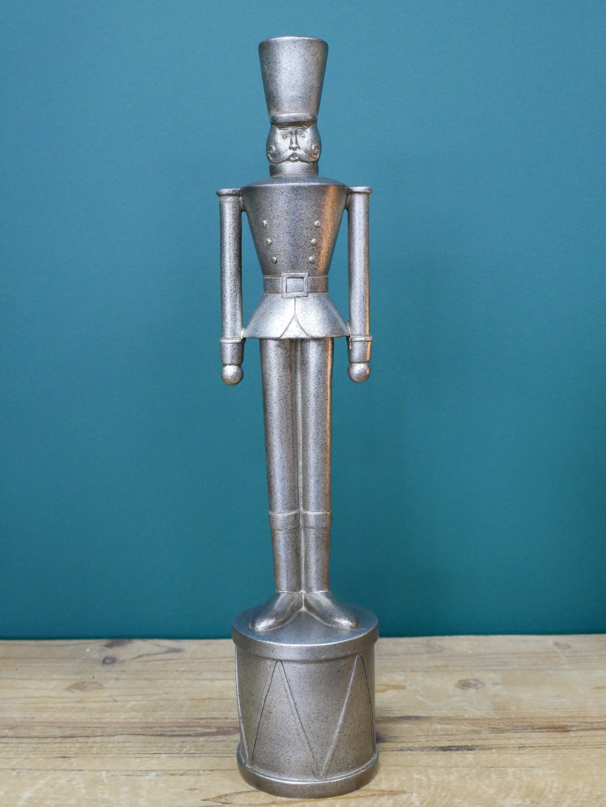 Silver Nutcracker Christmas Soldier — view 2