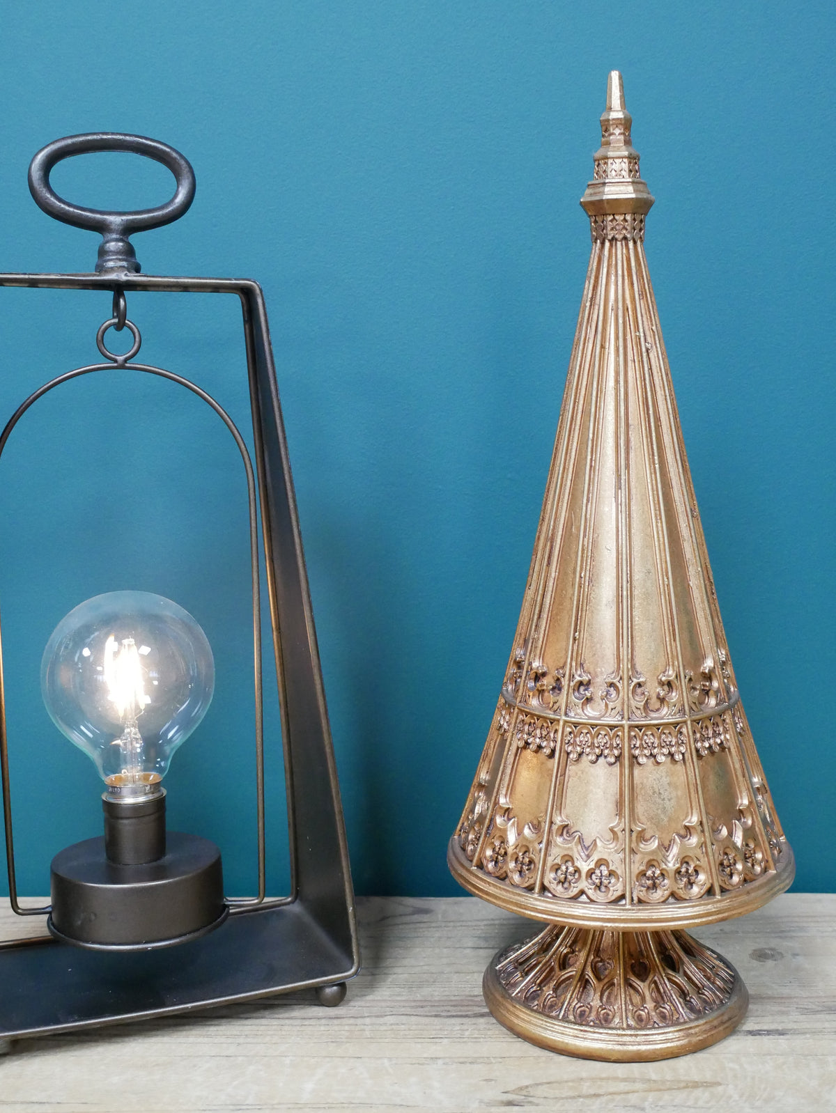 Silver Cone Christmas Tree — view 1