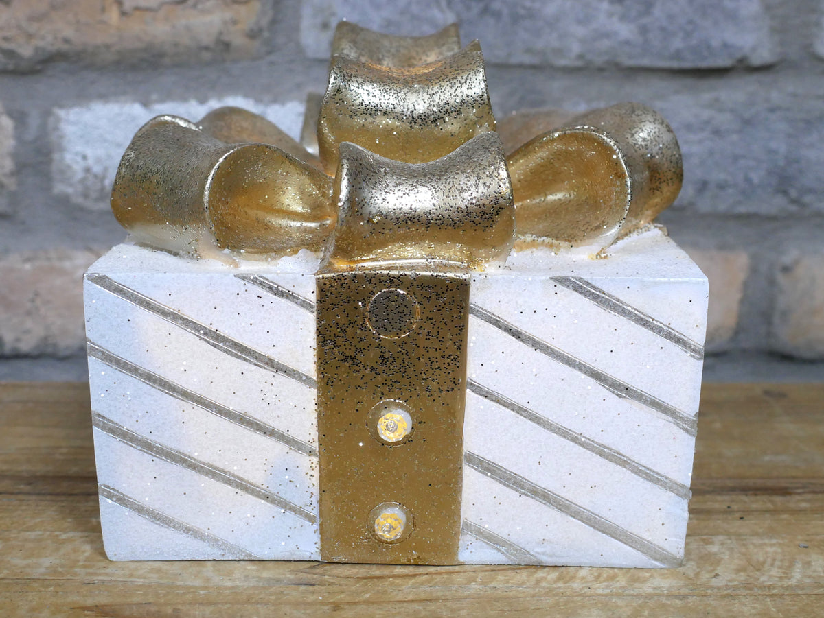 Champagne Christmas Present Decoration – Small — view 4