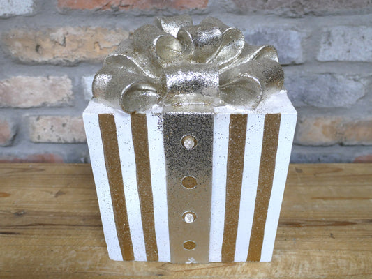 Champagne Christmas Present Decoration – Large — view 1