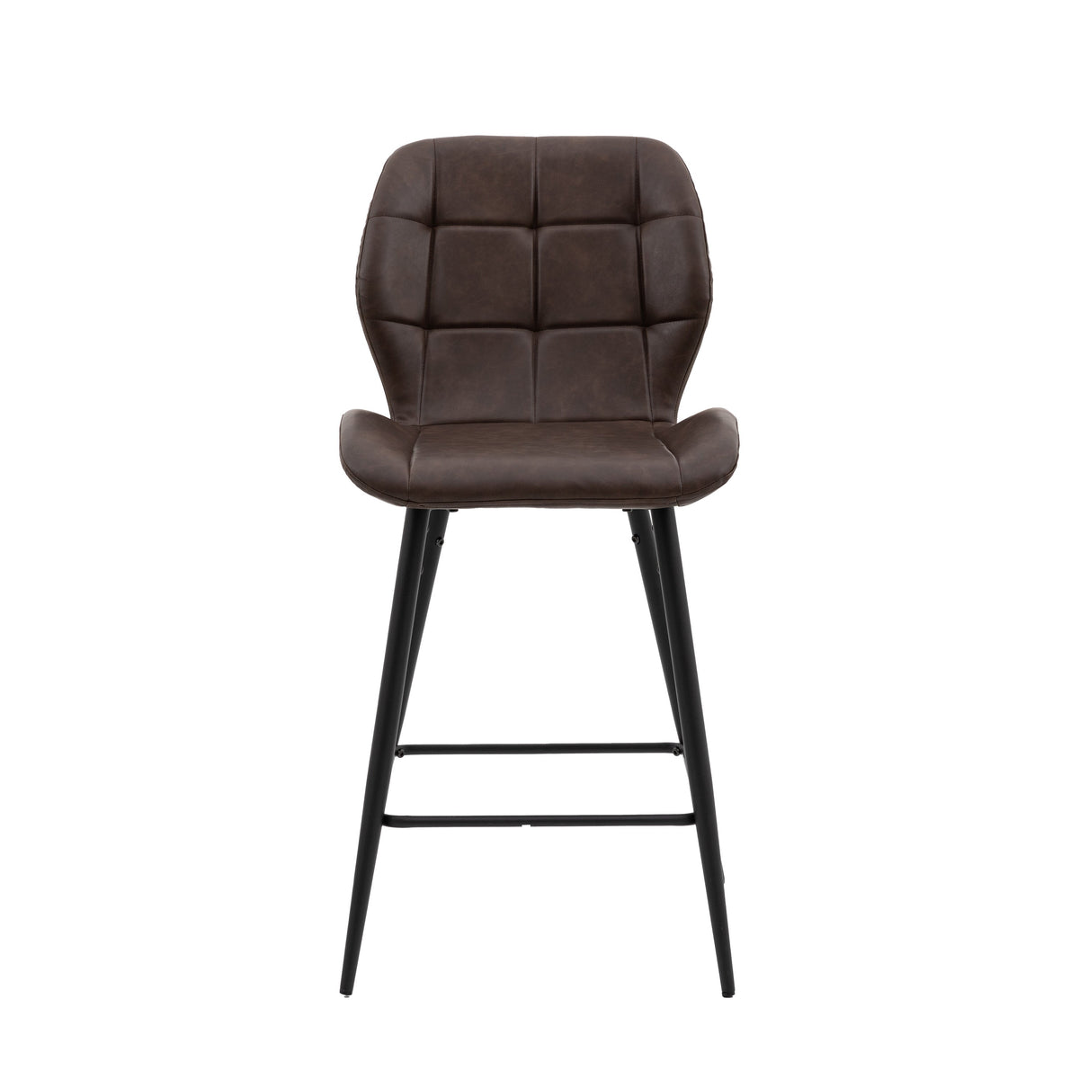 Manford Bar Stools – Brown, Set of 2 — view 1