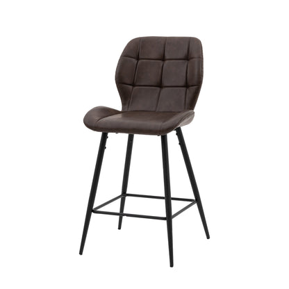 Manford Bar Stools – Brown, Set of 2 — view 4