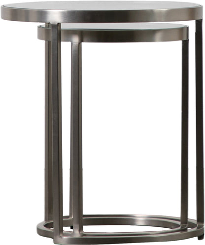 Rowe Nest of Two Tables – Silver — view 4