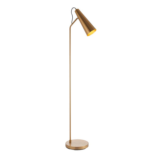 Karna Floor Lamp – Antique Brass — view 1