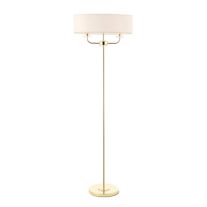 Nixon Floor Lamp – Brass — view 1