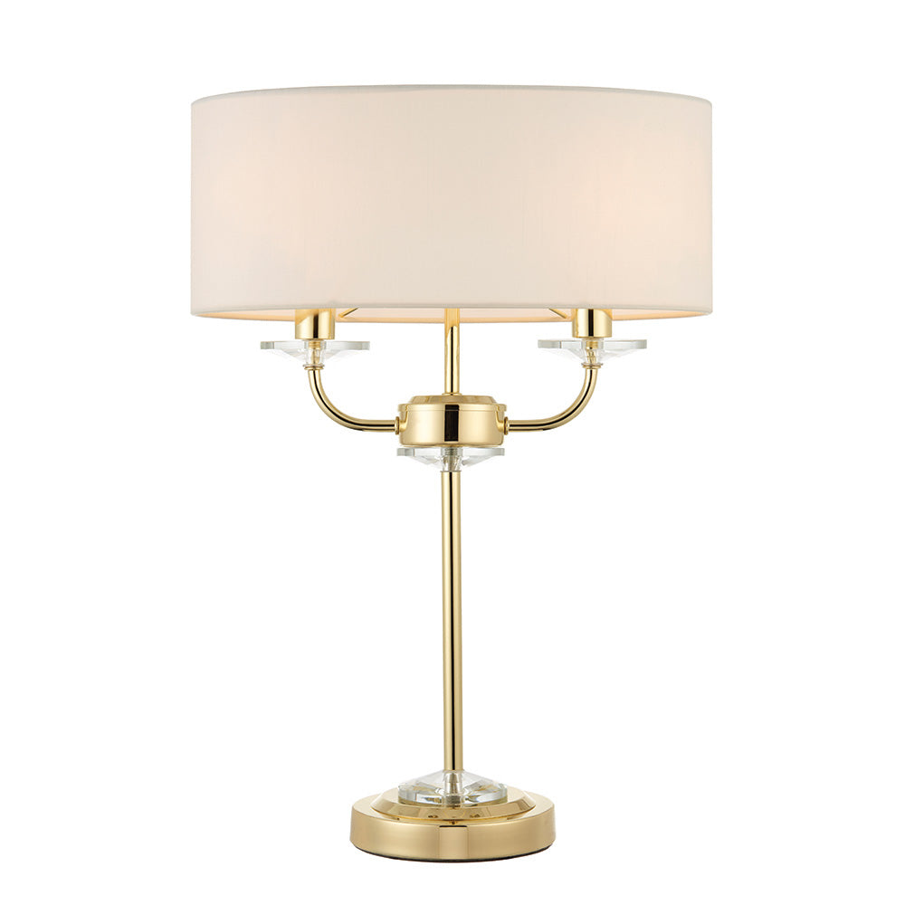 Nixon Table Lamp – Brass — view 1