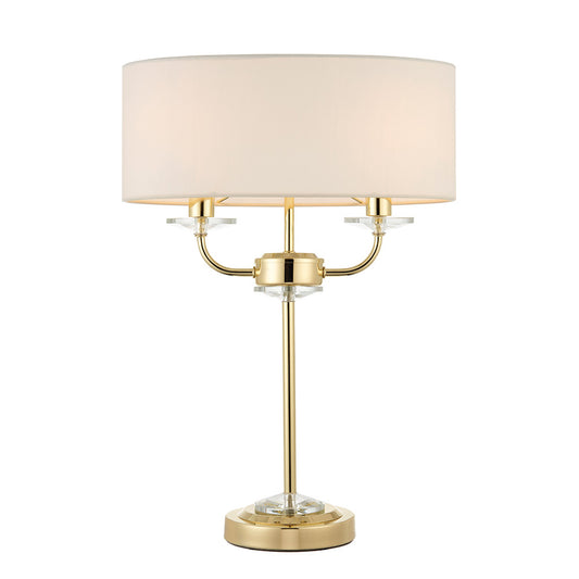 Nixon Table Lamp – Brass — view 1