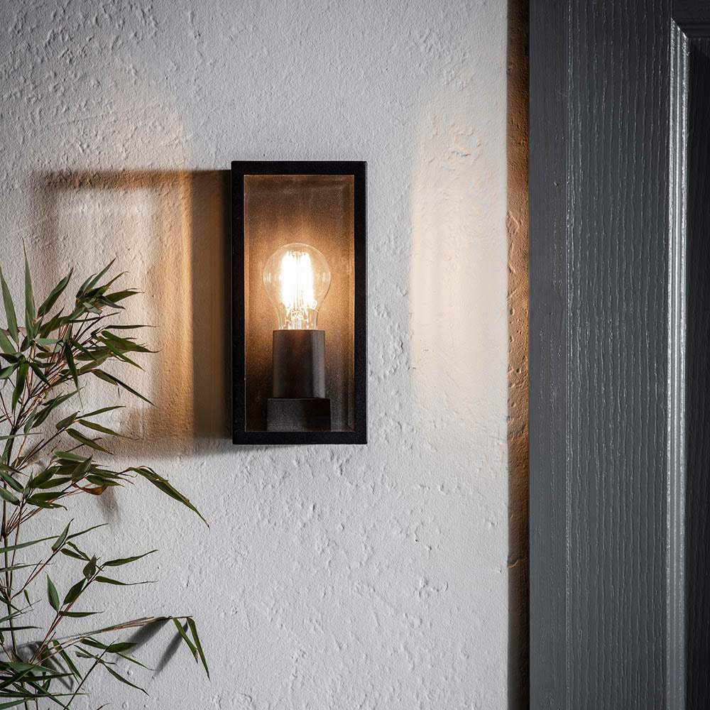 Oxford Wall Light – Matt Black — view 4