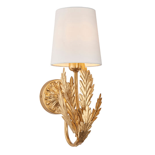 Delphine 1 Wall Light – Gold Leaf — view 1