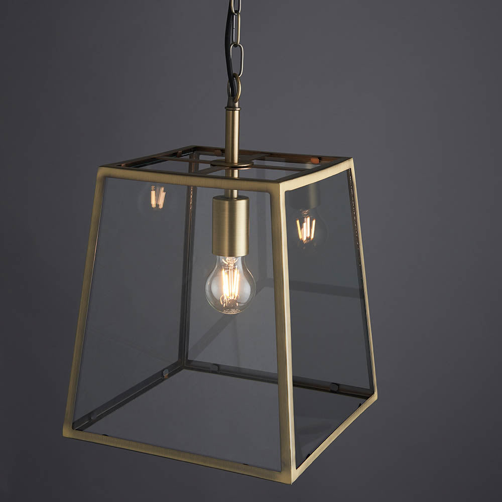 Hurst Pendant Light – Antique Brass — view 4