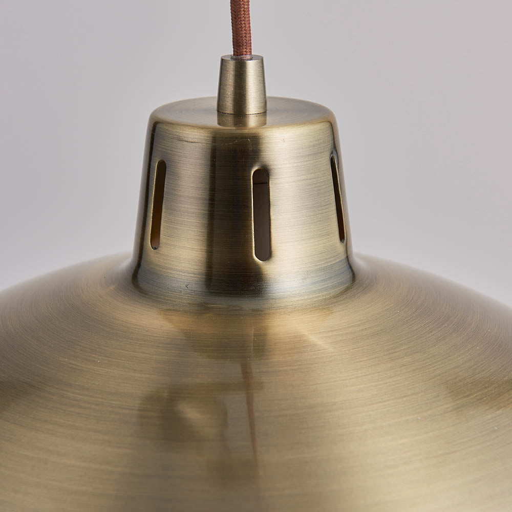 Polka Pendant Light – Antique Brass — view 3