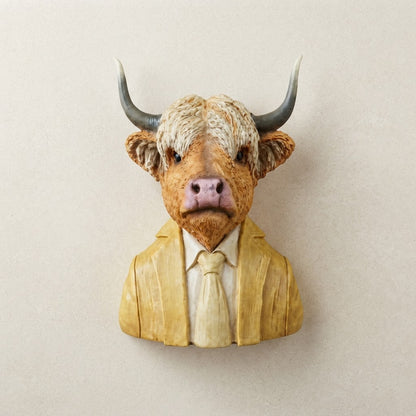 Large Cow Bust Sculpture – 41cm