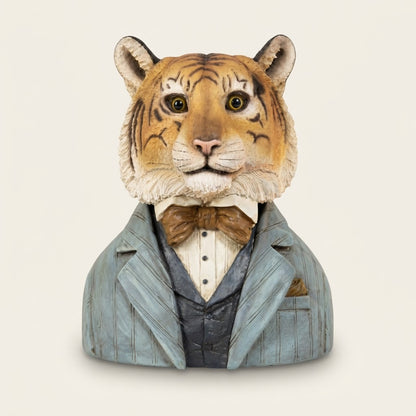 Large Tiger Bust Sculpture – 36cm