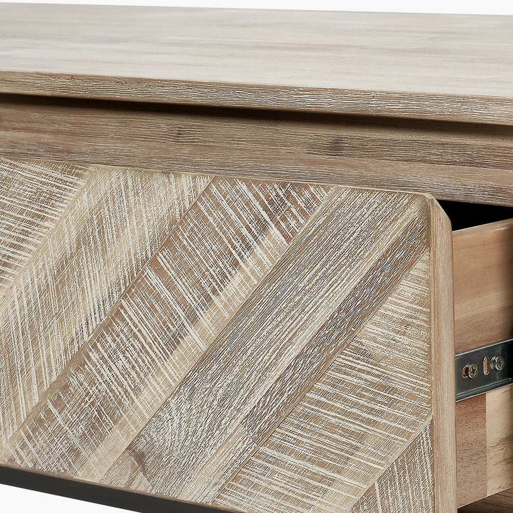Marca sand wash acacia wood coffee table second view