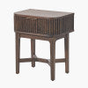 Raie ribbed one drawer unit