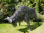 Large bull statue