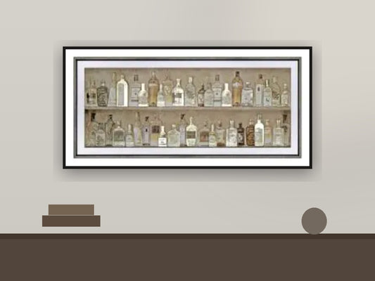 The Spirits Cabinet Framed Art – 144cm