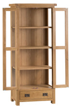 Claudio Living Display Cabinet with Glass Doors
