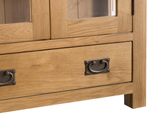 Claudio Living Display Cabinet with Glass Doors