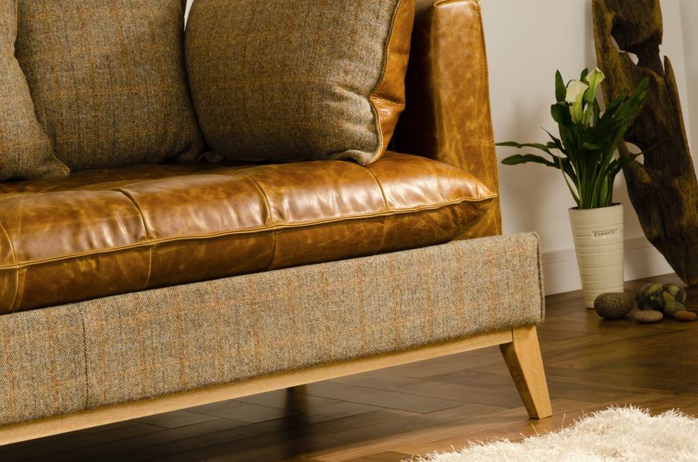 The Porthas Harris Tweed Sofa – Grandad's Shed