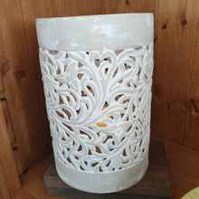 White cut out Lantern
