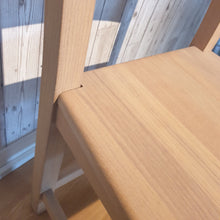 Solid Oak Ladder Back Dining Chair