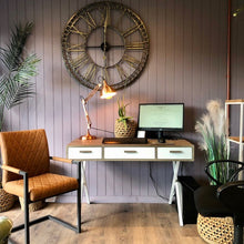 Stockholm Natural 3 - drawer Desk