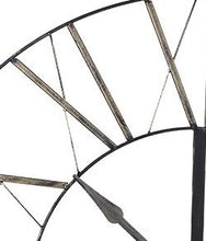 Distressed Metal Skeleton Wall Clock