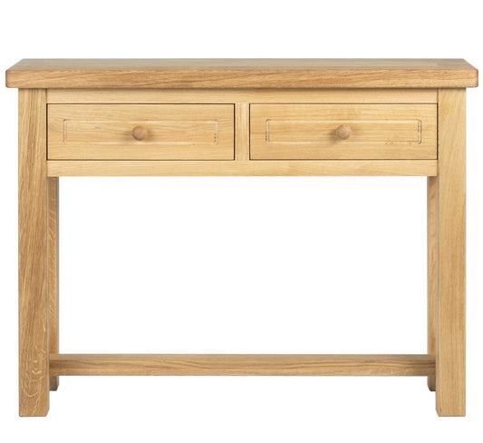 Brittany 2 Drawer Console Table - Painted or Wood Finish