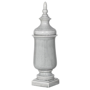 Grey Bobble Urn with Lid