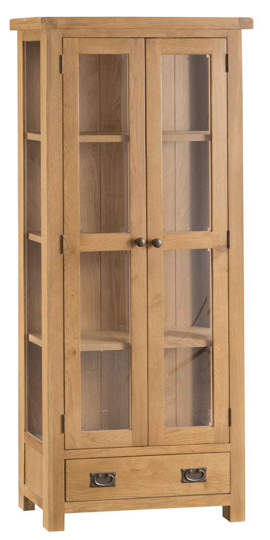 Claudio Living Display Cabinet with Glass Doors