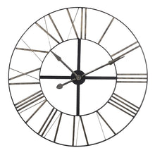 Distressed Metal Skeleton Wall Clock